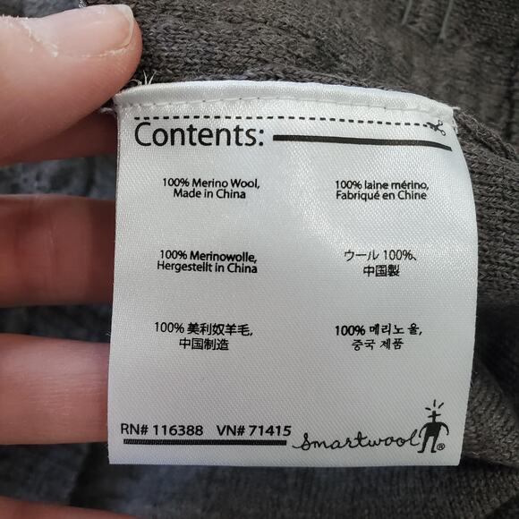 Smartwool Sweater Womens Extra Large Brown Merino Wool Crewneck Textured Knit - Picture 8 of 11